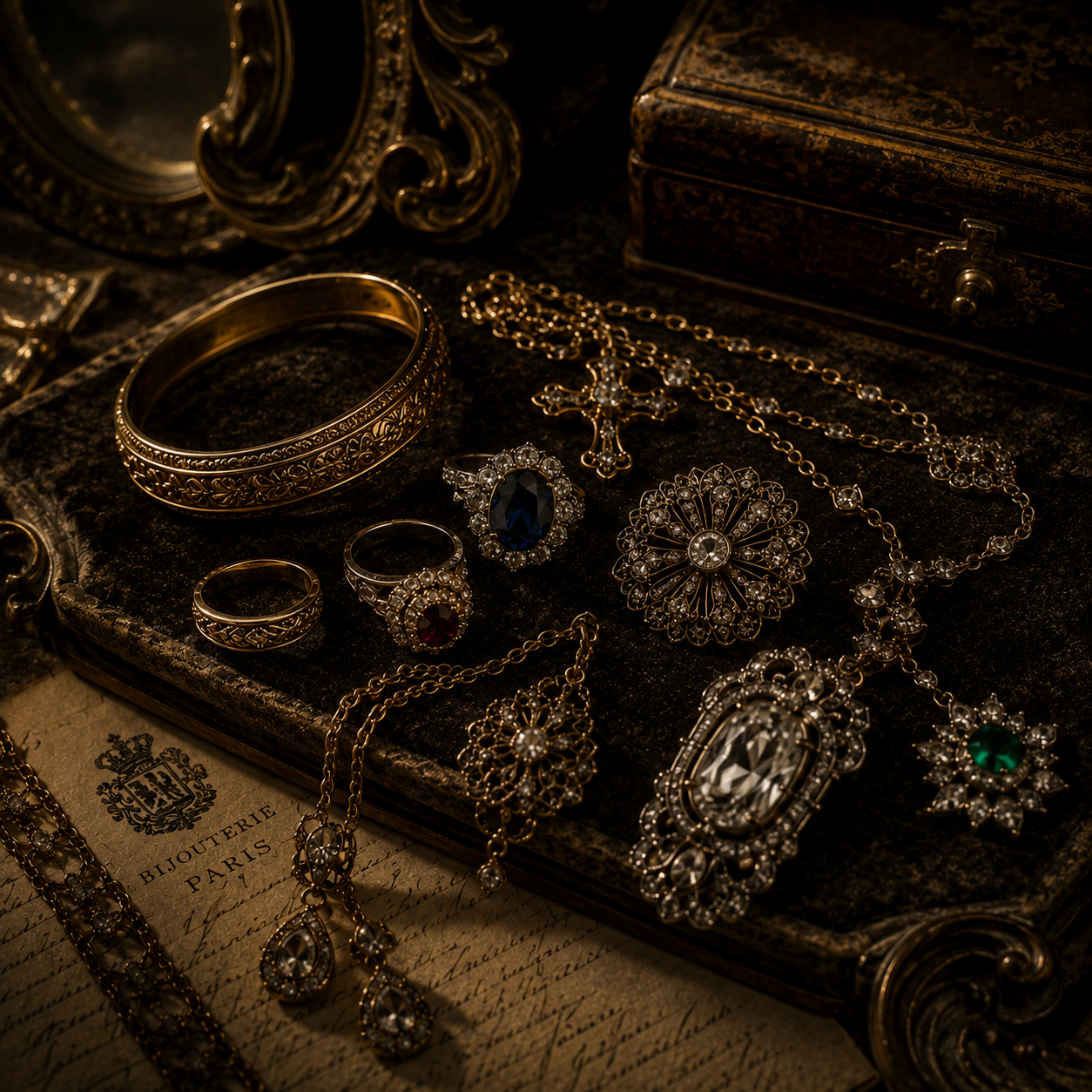 Antique treasures and vintage elegance