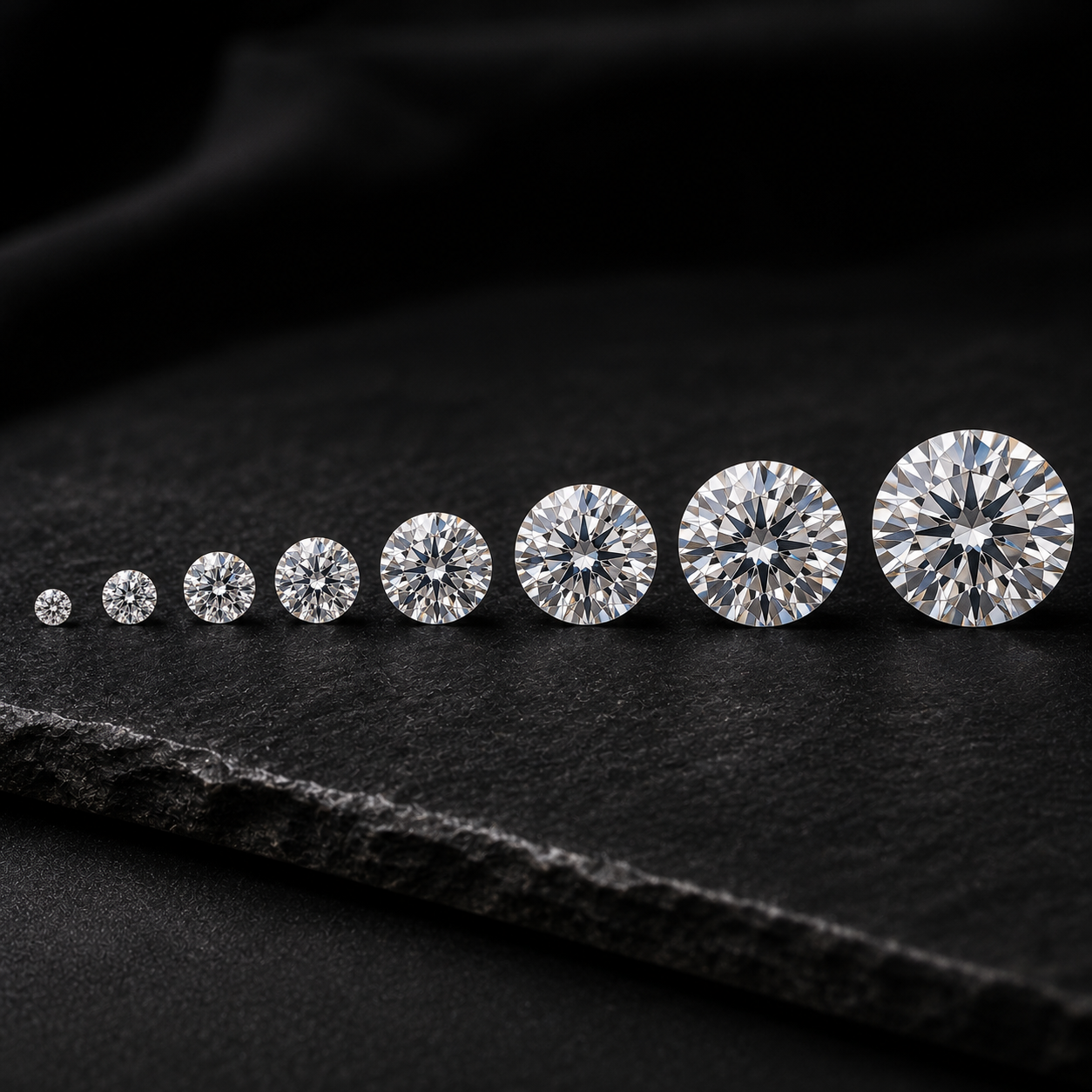 Diamonds in perfect alignment